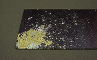 Majo Blue Gold Leaf | Glass Plate S (D), Tempered Glass