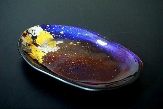 Majo Gold Leaf | Bean-Shaped Small Dish (3 Colours)