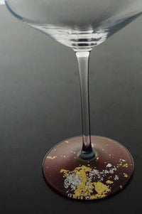 Majo Gold Leaf | Wine Glass Perla, Set of 2 (3 Colours)