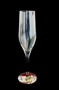 Majo Gold Leaf | Champagne Glass, Set of 2 (3 Colours)