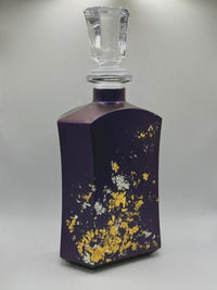 Majo Blue | Decanter, Gold Leaf (Matte Finish)