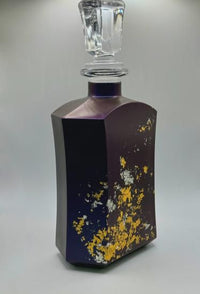 Majo Blue | Decanter, Gold Leaf (Matte Finish)