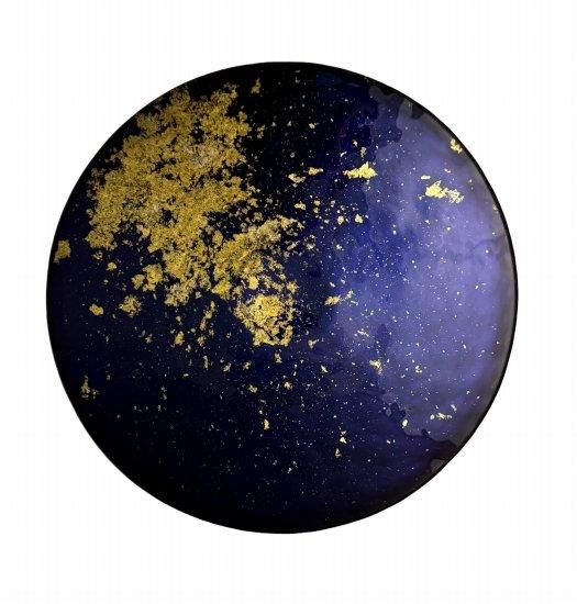 Majo Blue | Royal Bowl, Gold Leaf