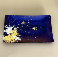 Mikazuki | Majo Gold Leaf Square Small Plate (2 Colours)