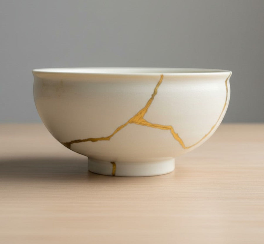 Kintsugi design Café au Lait Bowl